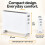 MYLEK Electric Convector Heater Compact Thermostat 2kW 8