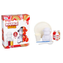 Marble Teddy Bear Paint Pouring Craft Kit