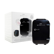 StylPro mini beauty fridge black – 4l skincare fridge for serums, creams, masks & nail polish – cooling & heating modes – quiet, compact, eco pa
