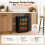 Cookology 70L Under-Counter Drinks Fridge - Beer & Wine Storage - Black 3