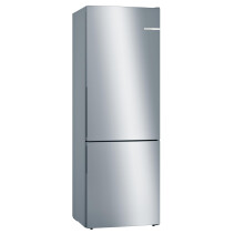 Bosch Series 6 KGE49AICAG Fridge Freezer, VitaFresh, LowFrost, Inox Look