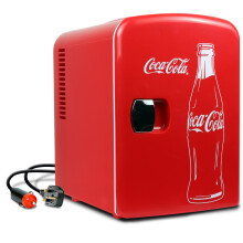 Mini Fridge For Bedrooms 4L Small Fridge 6 Can Table Top Quiet Mini Fridges For Skincare Office Food Drinks Kids Home Car & Travel 12v Portable Coole