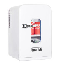 Dellonda Baridi Mini Cosmetics Fridge/Cooler/Warmer for Makeup, Skincare, Cars, Bedrooms & Camping 15L, White - DH94