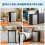 GarveeMore 92L Under Counter Fridge Freezer, Freestanding Mini Fridge 4