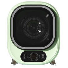 MNBVH Small Tumble Dryer, 5kg Vented Condenser - Portable & Compact Mini Spin Dryer | Wall Mountable With 0.8kg Load Capacity - Elegant Blue | Ideal