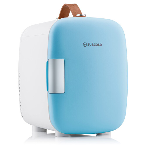 Subcold Pro4 Mini Fridge 4L, Quiet Small Fridge for Bedroom, AC & USB