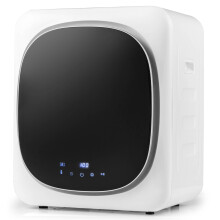 COSTWAY 4kg Vented Tumble Dryer, 800W Compact Laundry Dyer with Deodorize, Smart Mode, 4 Temp Settings, 6 Timer, Stainless Steel Tub & LED Touch Scre