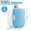 Subcold Pro4 Mini Fridge 4L, Quiet Small Fridge for Bedroom, AC & USB 4