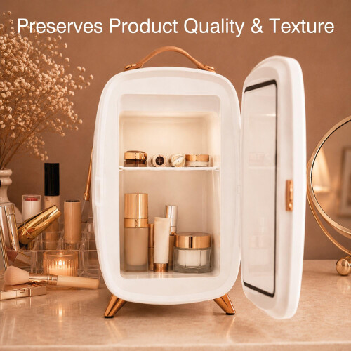 Rio Beauty Skincare Fridge With Mirror 2