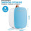 Subcold Pro6 Mini Fridge 6L, Quiet Small Fridge for Bedroom, AC & USB 5