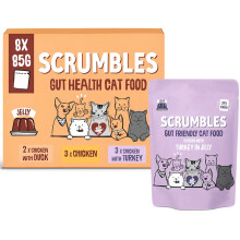 Scrumbles • Wet Cat Pouches • Poultry Jelly • Hypoallergenic • All Lifestages • 2xChicken with Duck • 3x Chicken • 3x Chicken with Turke