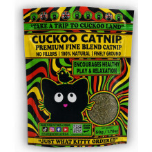 Cuckoo Catnip 50g – Fine Blend Catnip, Stalk-Free, Extra Strong Aroma