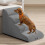 FEANDREA Feandrea 4-Step Dog Stairs, Waffle-Patterned Corduroy, Waterproof Dog Steps 2