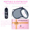 ANCOOLE 5M/16FT Retractable Dog Lead for Small Medium Dogs, Grey 2