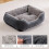 Oveppy Dog Bed Medium Washable, Rectangle Dog Beds for Medium Large Dogs 6