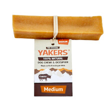 YAKERS Natural Chews for Dogs, Original, Medium (Pack of 1) - Natural Dog Treats & Occupier Chews - Dry Himalayan Dog Chew Bar, Durable and Healthy D