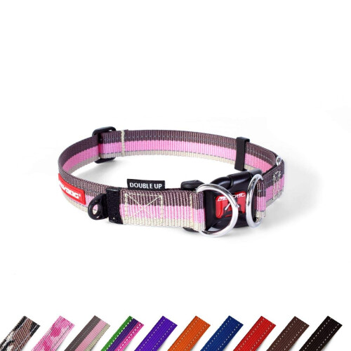 Ezydog Double Up Collar, Extra Large, Candy Stripe
