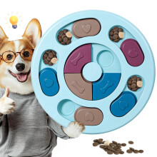 TRIGRAND Dog Puzzle Toys, Squeaker Interactive Dog Toys, IQ Stimulation & Anxiety Relief,Slow food for Puzzle to Extended Eating Time,Washable Dog Tr
