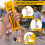 Training in Progress Yellow Warning Sleeve with Heart Snap Hook 5