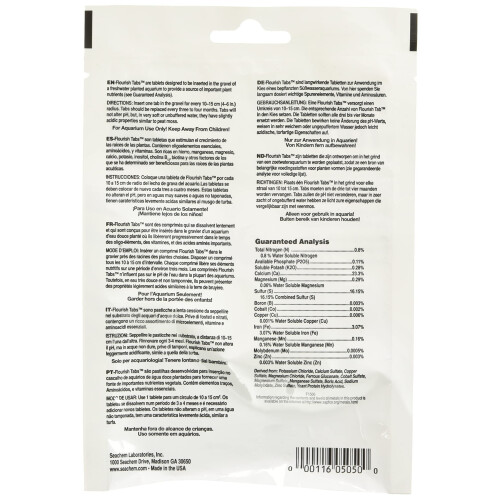 Seachem Flourish Gravel Bed Tablets, 10-Count 1