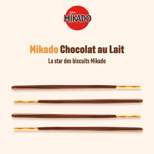 Mikado Milk Chocolate Biscuits 39g 1