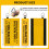 Training in Progress Yellow Warning Sleeve with Heart Snap Hook 2