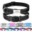 Personalized Nylon Dog Collar with Engraved Name Plate, XL, Black 1