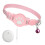 Cat Tracker Collar,Real Time GPS Dog Tracker Collar (Pink) 1