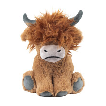 Webbox Hamish the Highland Cow - Plush, Squeaky & Super Soft Dog Toy