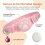 Cat Tracker Collar,Real Time GPS Dog Tracker Collar (Pink) 4