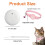 Cat Tracker Collar,Real Time GPS Dog Tracker Collar (Pink) 3