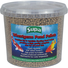 Supa Wheatgerm Pond Fish Food Pellets 1.50Kg, Rich in Easily Digestible Wheatgerm, Suitable for Goldfish, Koi and all Cold-water Fish, Ideal Food for