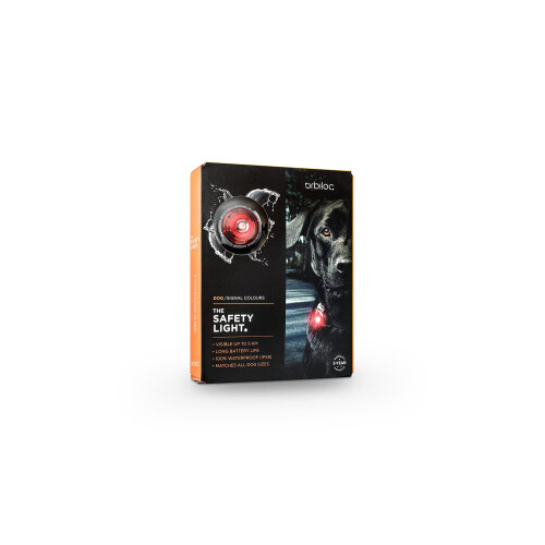 Orbiloc Dog Dual Safety Light Red 2