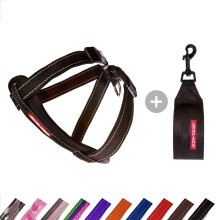 EzyDog Adjustable Chest Plate Harness - Small, Medium, XL, & Large Dogs - Step-In, No Pull, Comfort Soft-Touch, Reflective, Durable - For Active Pets