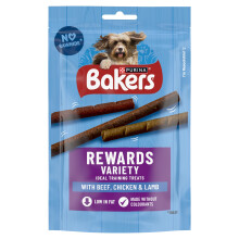 BAKERS Rewards Chicken, Beef and Lamb Dog Treats 100g