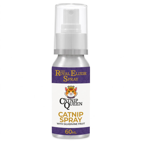 Extra Strong Catnip Spray for Cats UK with Silvervine - 60ml