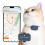 Pawfit Lite 4G GPS Cat Tracker, Live Tracking, Ultra-Light, Charcoal Grey 1