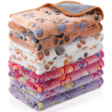 Namalu 4 Pcs Waterproof Guinea Pig Blankets Washable Small Animal Fleece Bedding Absorbent Guinea Pig Cage Liners Reusable Pet Pee Pad Sleep Mat Pad