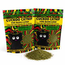 Cuckoo Catnip 2 x 50g – Fine Blend, Stalk-Free, Strong Aroma