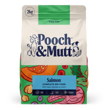 Pooch & Mutt - Fresh Salmon Dog Food, Grain Free Complete Dry Dog Food, 2kg