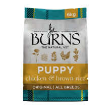 Burns Pet Nutrition Hypoallergenic Complete Dry Dog Food Puppy Original Chicken and Rice 6 kg