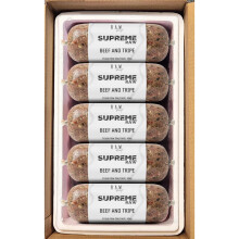 RAW DIRECT Supreme Raw Frozen BARF Dog Food - 454g Rolls - Variety Flavours – Box of 10, 20, 30 Rolls - Premium Natural Barf Diet - High-Protein, Gr