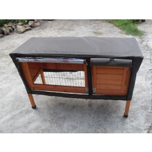 BUNNY BUSINESS Rabbit Hutch Covers over 20 Types Rabbit Hutches Rabbit Run Cover (BB-48-SI),Brown,L:1220 x D:500 x H:755 mm (Pack of 1)