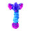 KONG KONG Squiggles Dog Toy - Small, Blue 1