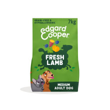 Edgard & Cooper Grain Free Dog Food Dry, (Lamb 7kg), Natural Kibble Dry Dog Food for Adult Dogs, Fresh Meat, High Protein, Gluten-Free, Non-GMO