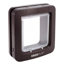 SureFlap Sure Petcare Microchip Pet Door for Cats and Small Dogs with Curfew Timer, Compatible with RFID Collar Tags and Microchips, 1-Button Control