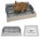 Zuisfau Rabbit Litter Tray with Grid, Large Bunny Litter Box 1
