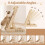 Exnemav Adjustable Cat Scratching Board, Foldable Sisal Cat Scratcher 4