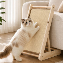 Exnemav Adjustable Cat Scratching Board, Foldable Sisal Cat Scratcher