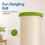 AGYM Cat Scratching Post with 5.5 Inch Diameter Sisal Post, 32 Inch,Green 5